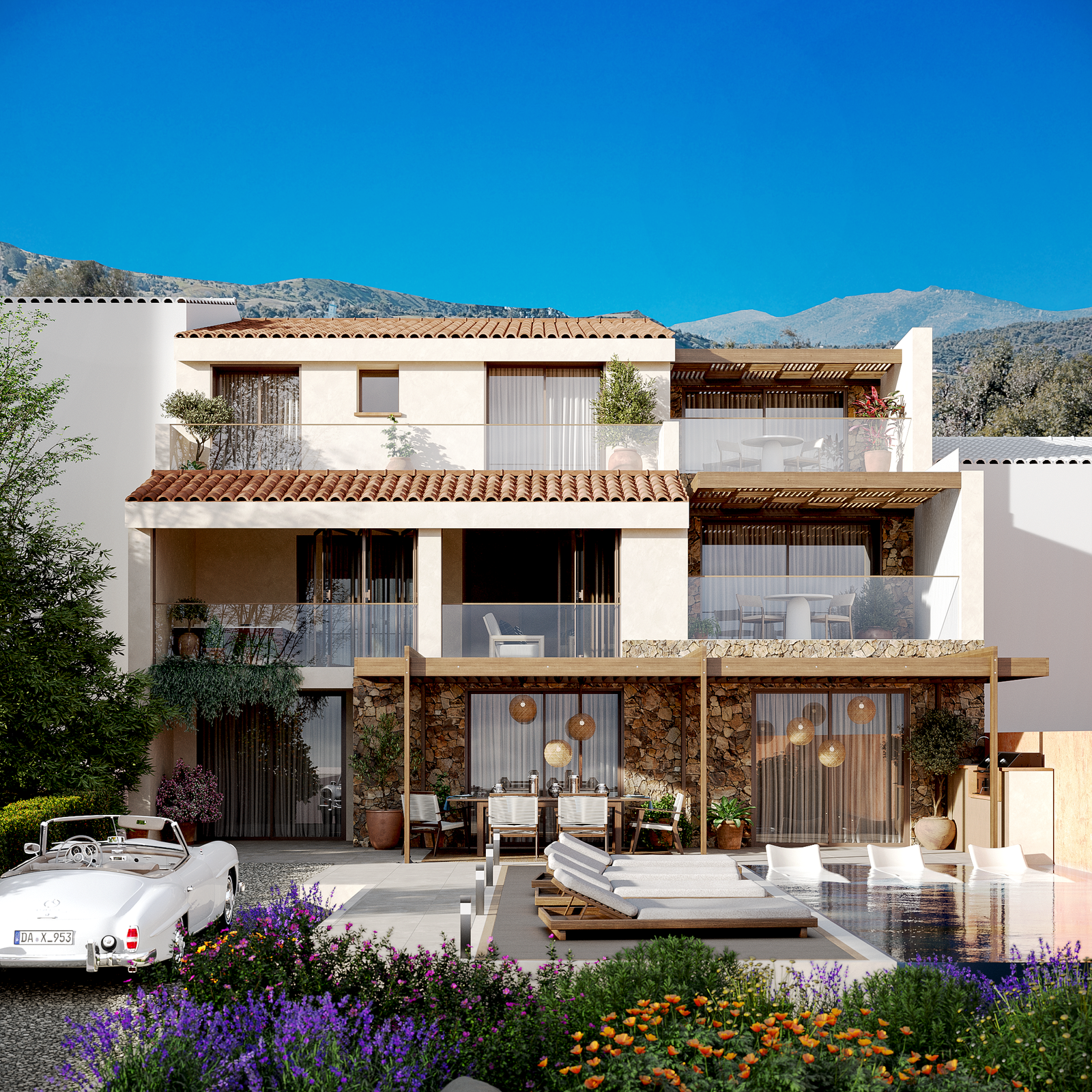 Casa Corigiliano Backyard